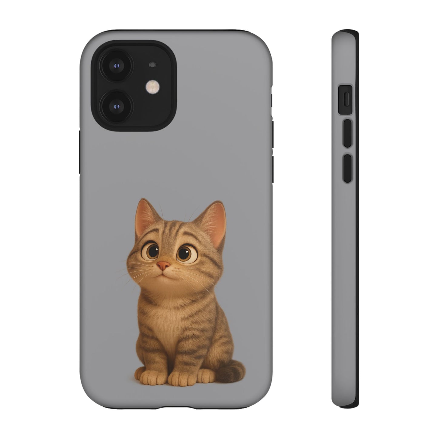 Cute Cat Phone Case, Kawaii Pet Accessory, Gift for Cat Lovers, Animal Phone Cover for Kids, Unique Kitty Design, Birthdays, Holidays