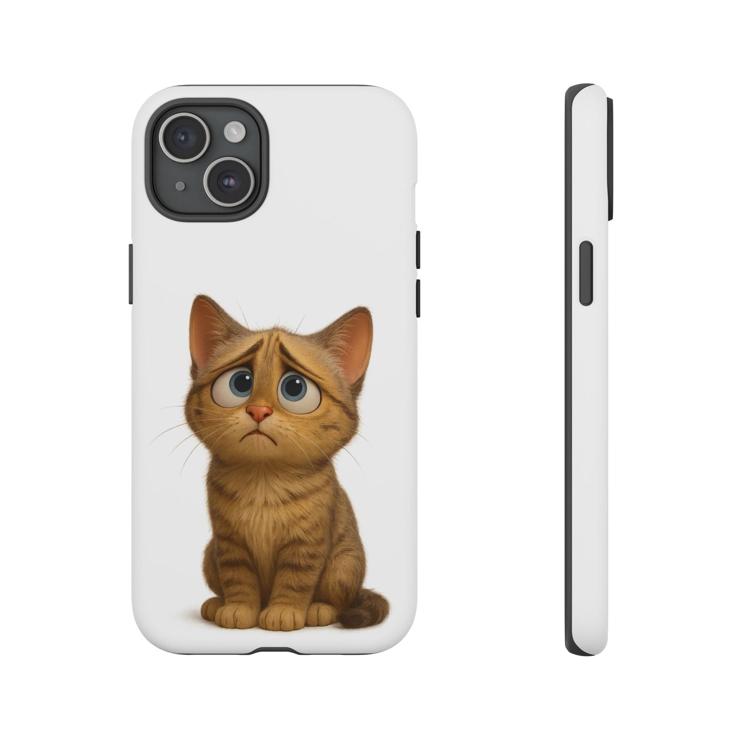 Cute Cat Phone Case, Funny Kitty Case, Animal Lover Gift, Cat Lover Accessory, Unique Cat Design Case, Pet Mom Gift