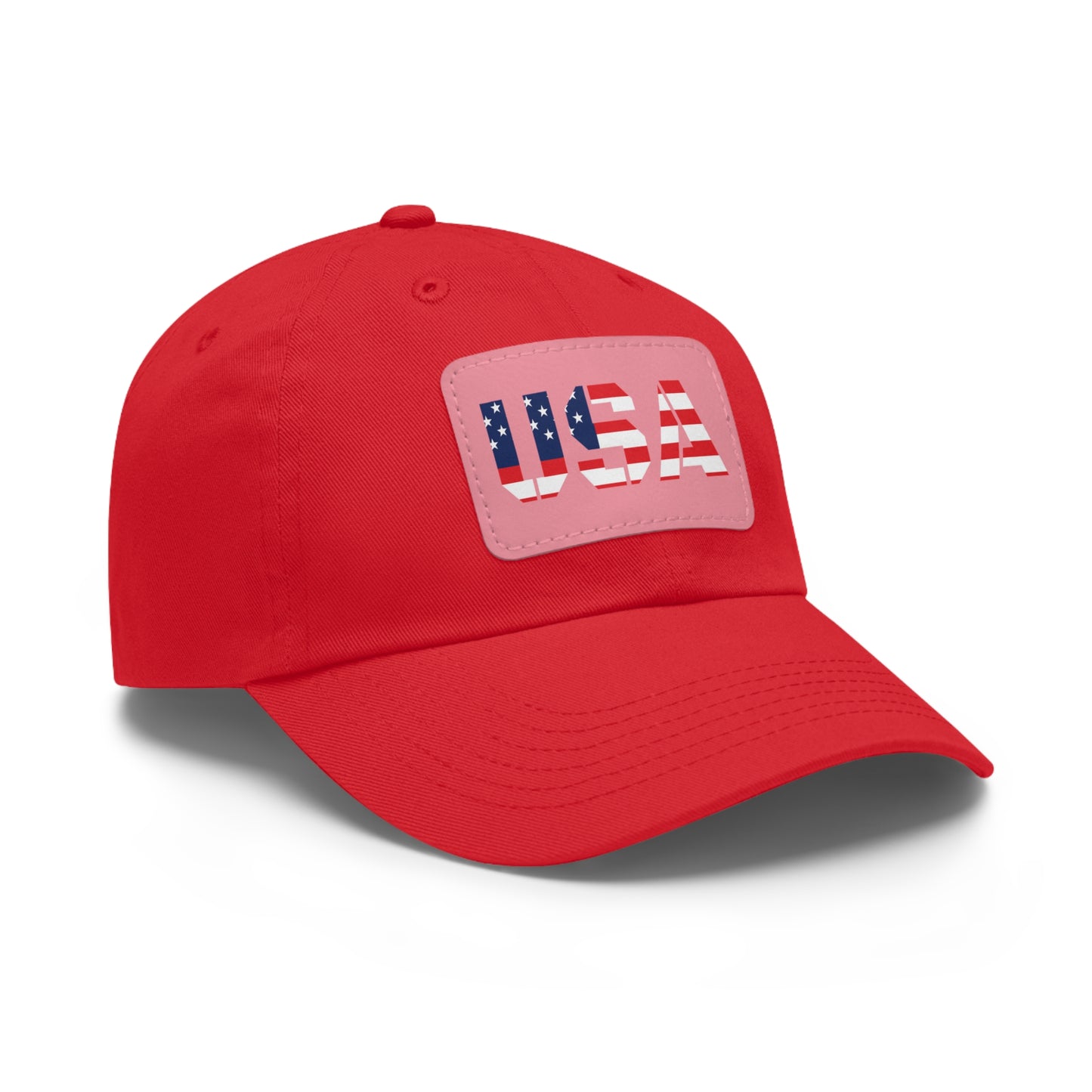 Dad Hat with USA Leather Patch