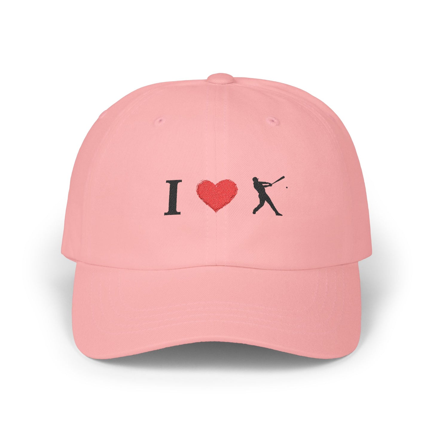 I Love Baseball Dad Cap, Sporty Hat for Dads, Baseball Lover Gift, Father's Day Gift, Casual Everyday Wear