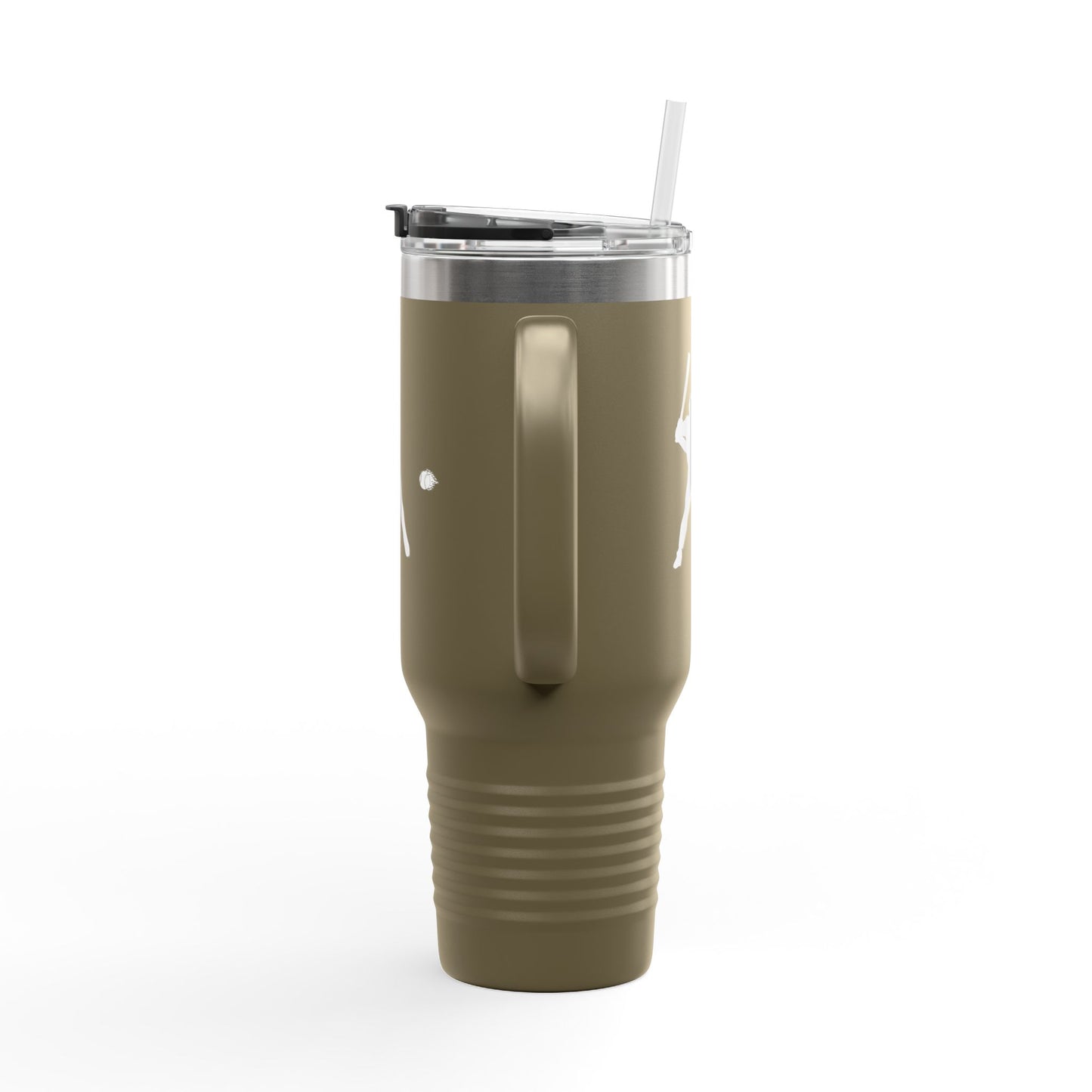 Baseball-Themed Insulated Travel Mug, Perfect for Fans & Athletes, Gift for Sports Lovers, 40oz Drinkware for Home & Road