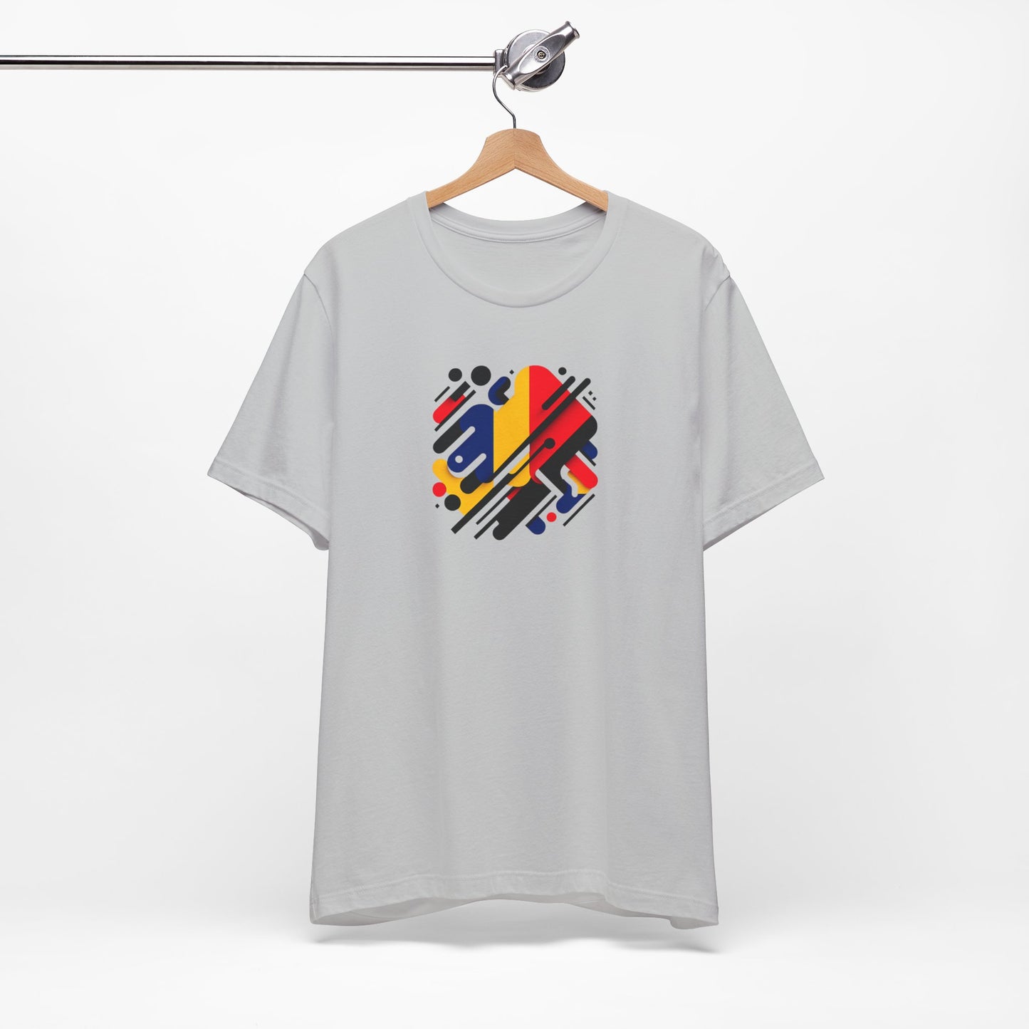 Artistic Heart Unisex Jersey Tee - Vibrant Graphic Tee, Casual Wear, Gift for Art Lovers, Birthday Surprise, Everyday Comfort