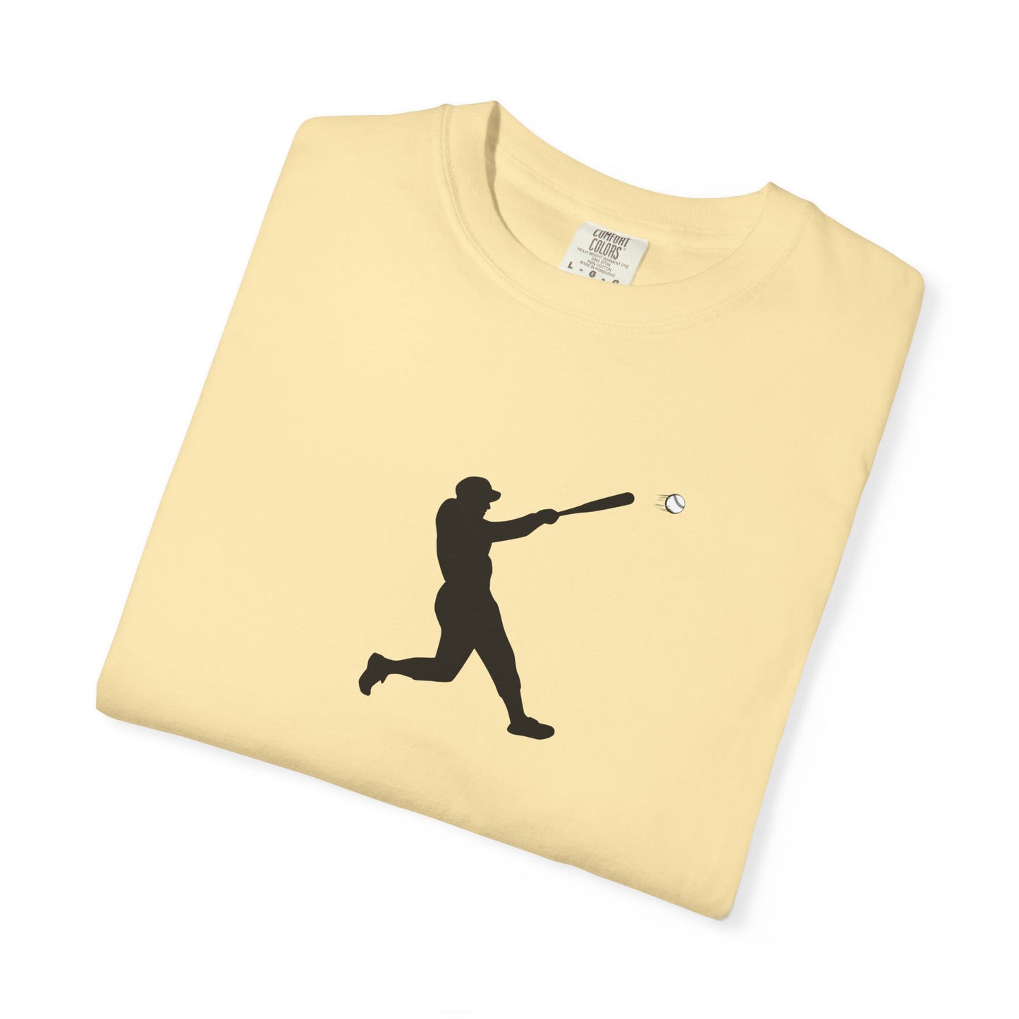 Sporty Garment-Dyed T-Shirt for Baseball Lovers, Casual Tee, Unisex Sports Shirt, Perfect Gift for Athletes, Outdoor Activities