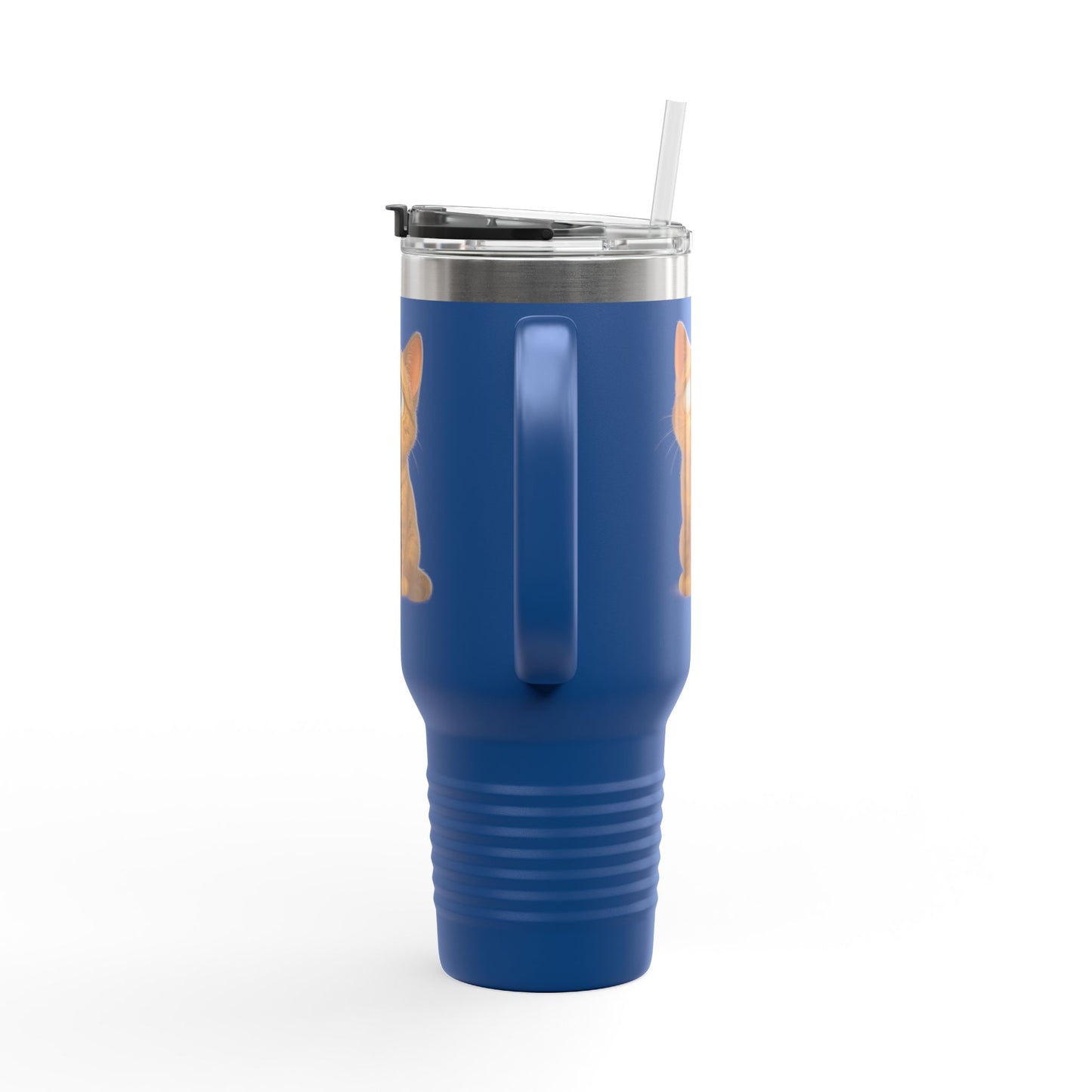 Cute Cat Insulated Travel Mug, 40oz - Perfect for Pet Lovers, Gifts for Cat Owners, Travel Accessories, Cute Drinkware, Animal Lovers
