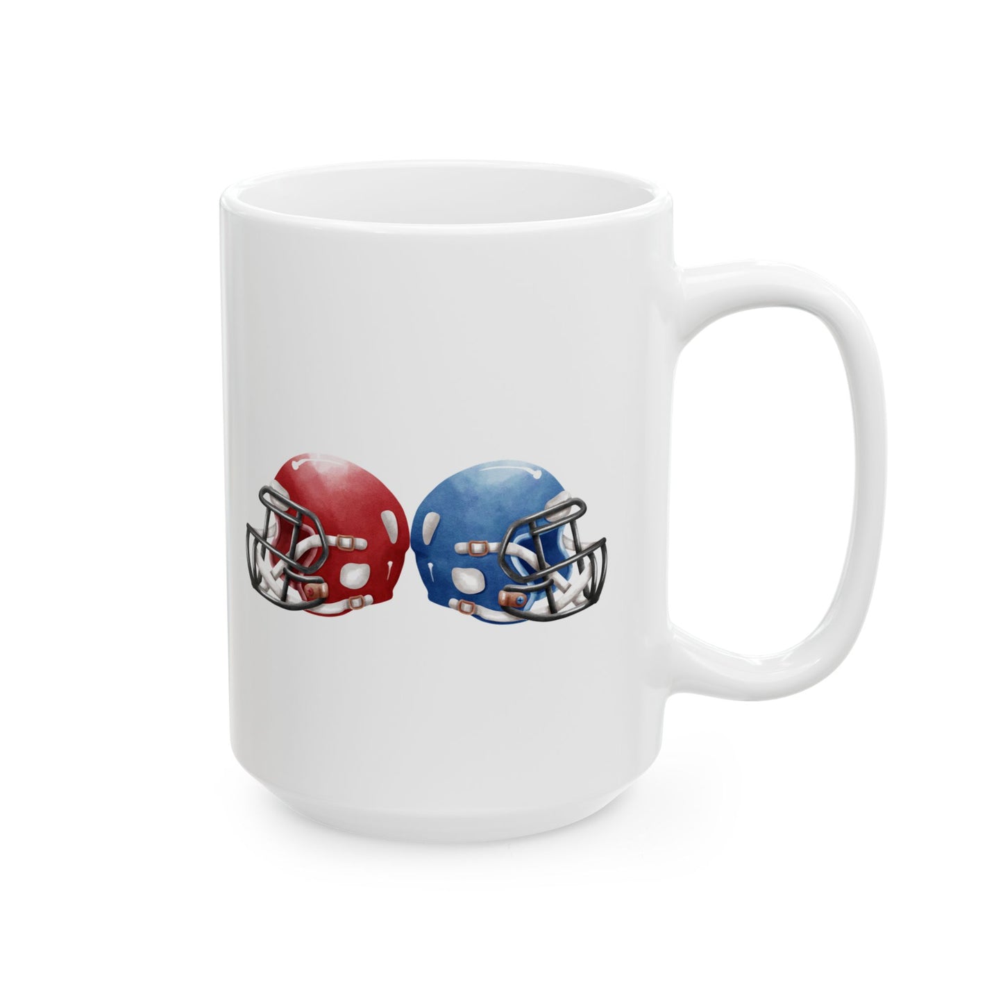 Football Fan Ceramic Mug | 11oz, 15oz | Perfect for Game Day, Sports Enthusiasts, Gifts, Tailgating, Team Celebration