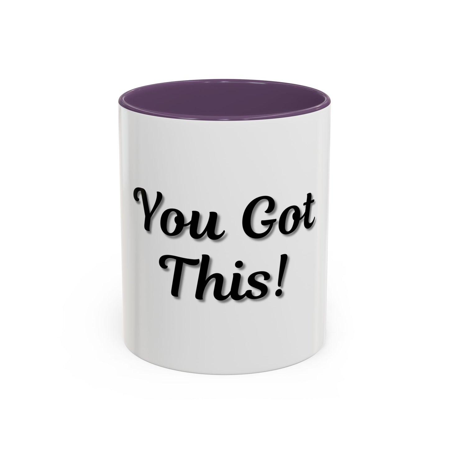 Inspirational Accent Coffee Mug - "You Got This!" - Perfect for Motivation & Gifts