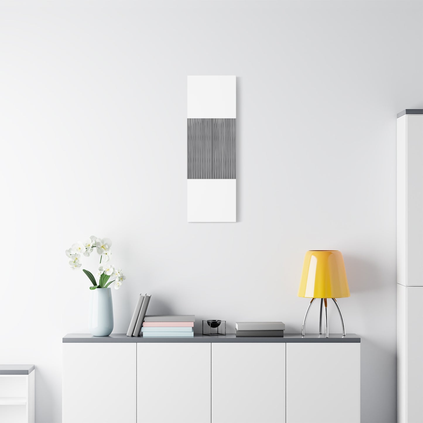 Modern Striped Canvas Art - 1.25" Stretched Wall Decor