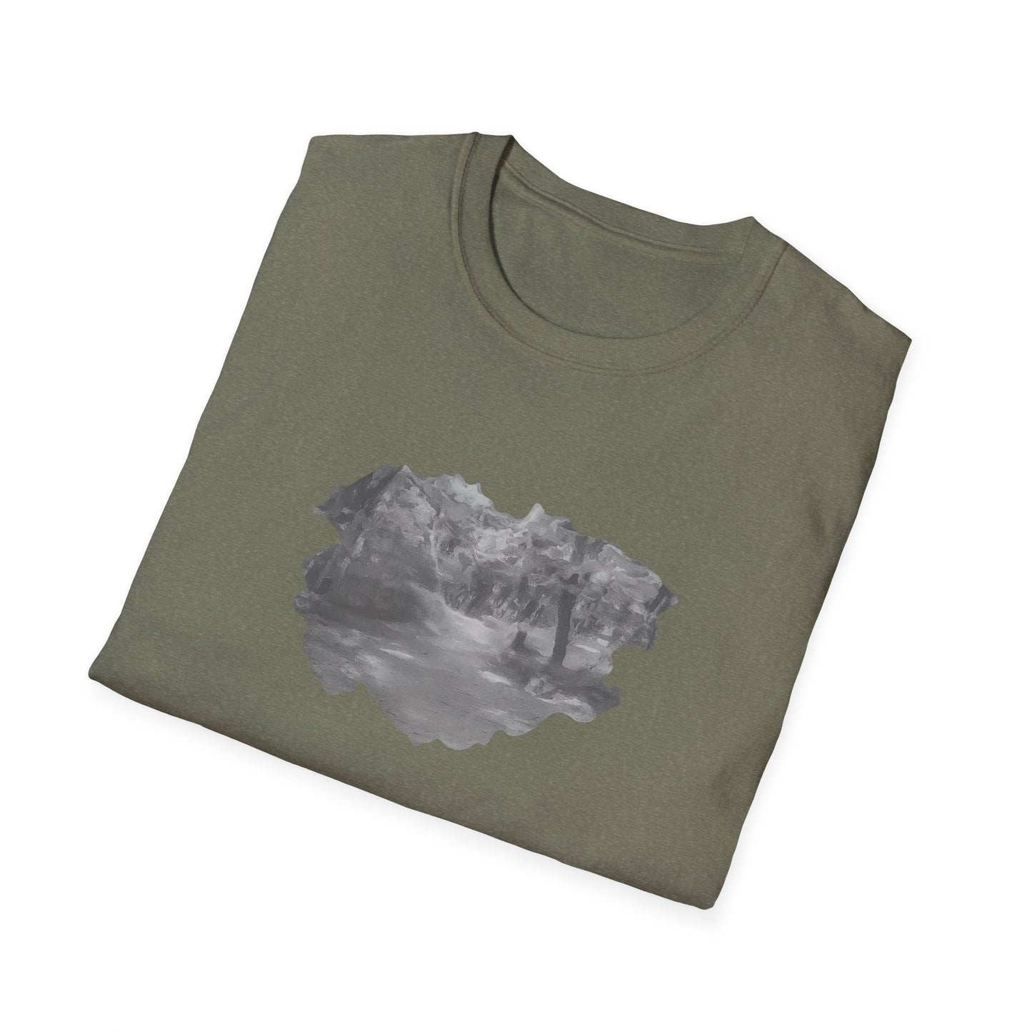 Serene Nature Landscape T-Shirt - Comfortable Unisex Tee, Outdoor Adventures, Nature Lover Gift, Casual Wear, Stylish Spring Top