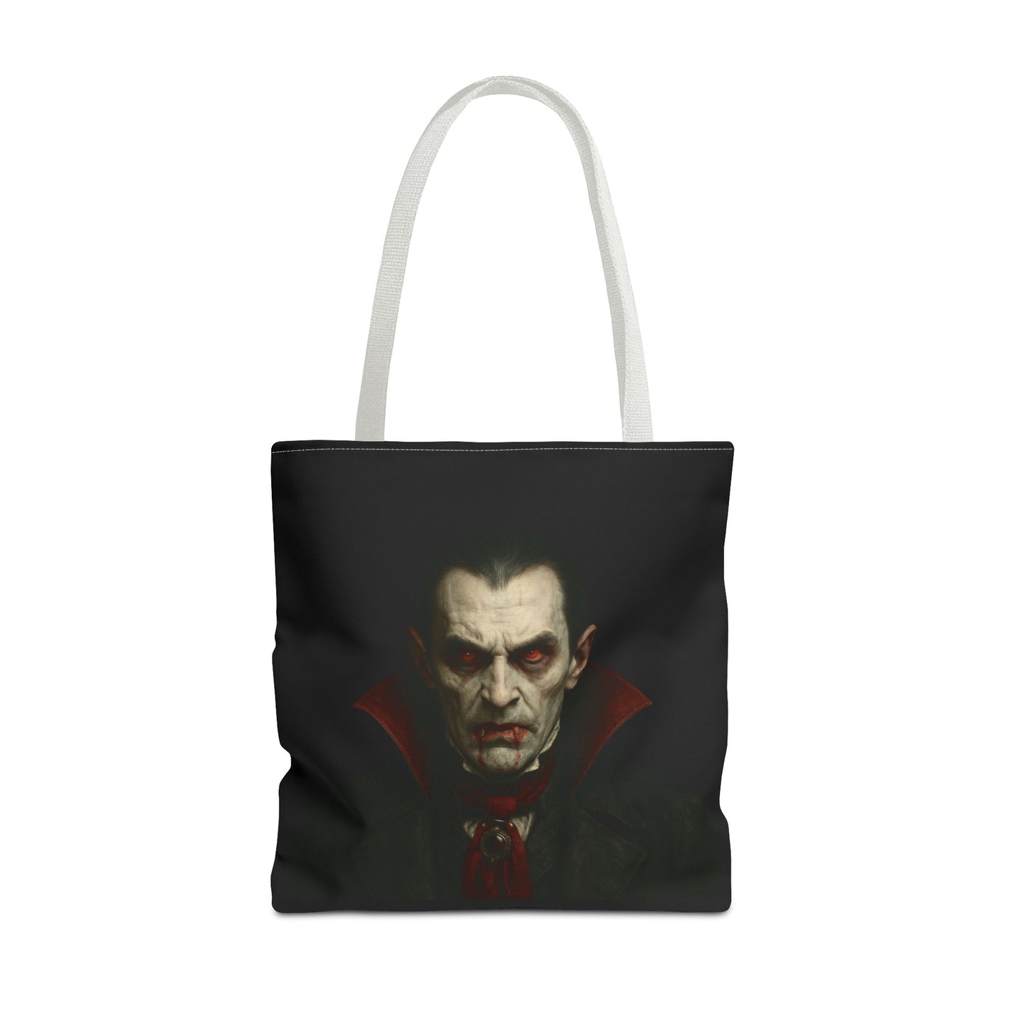 Vampire Haunted Tote Bag, Spooky Shopping Bag, Halloween Accessory, Gothic Style Handbag, Perfect for Halloween Parties, Unisex Tote