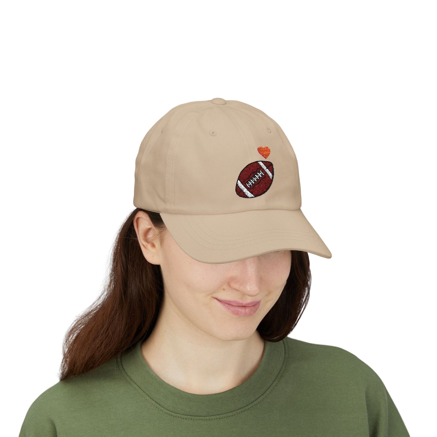 Cute Football Dad Cap, Father's Day Gift, Casual Style Hat, Sports Lover Accessory, Gift for Dad, Outdoor Activities