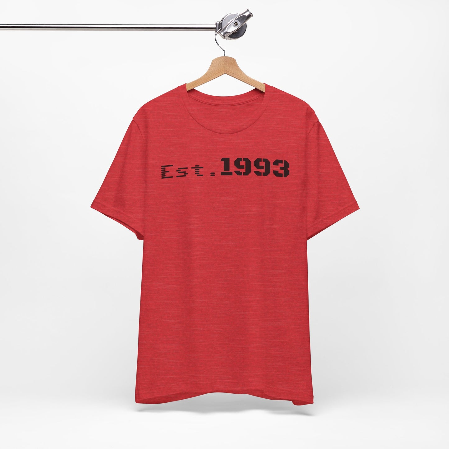 Est. 1993 Unisex Short Sleeve Tee - Perfect for Birthdays, Nostalgia, Casual Wear, Gifts, and Celebrations