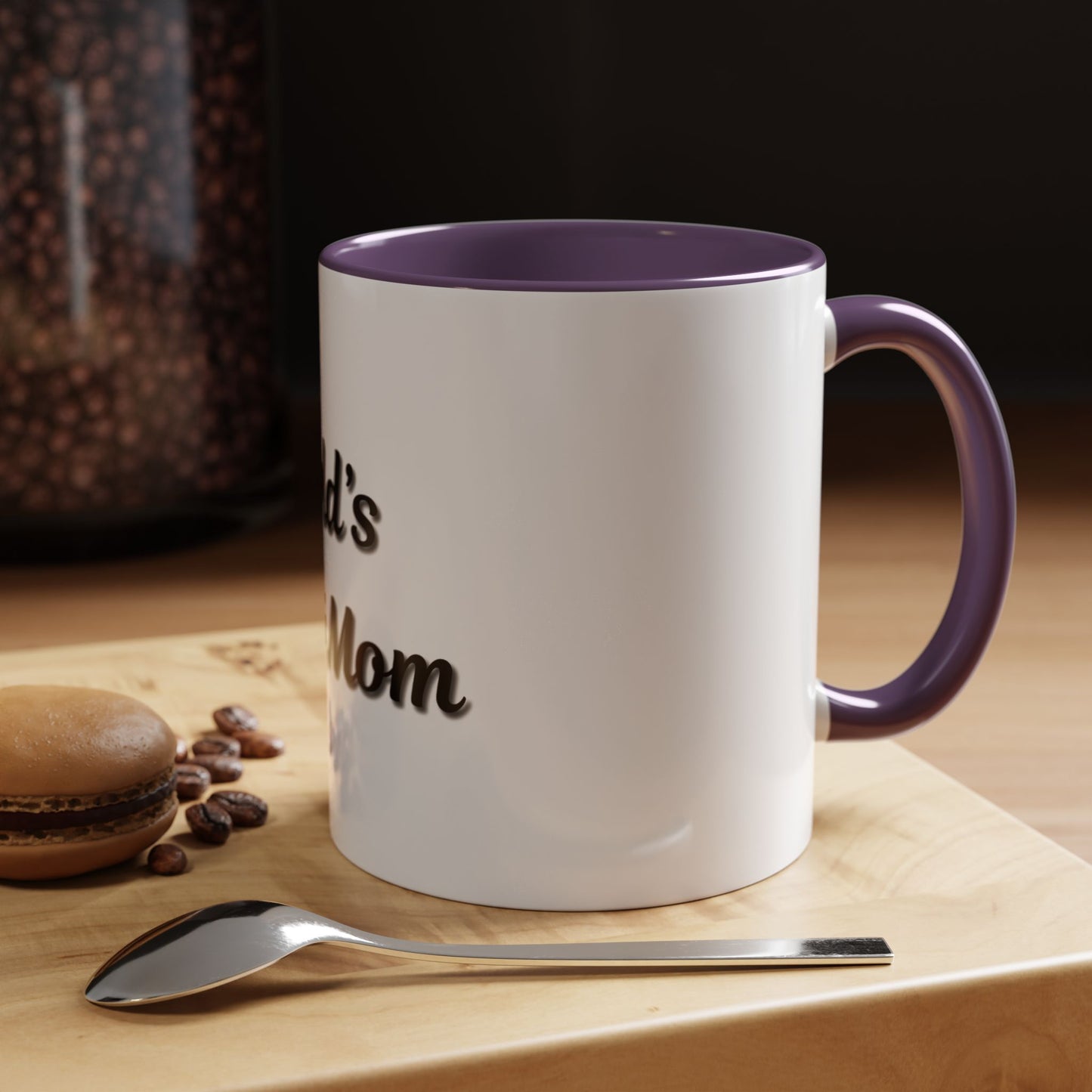 World's Best Mom Accent Coffee Mug - 11oz & 15oz - Perfect Gift for Mother's Day