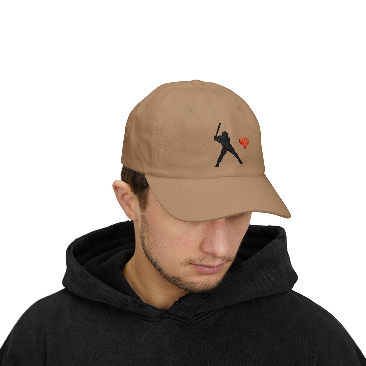 Baseball Love Dad Cap - Perfect Gift for Sports Dads, Father's Day, Casual Wear, Summer Style, Stylish Baseball Hat