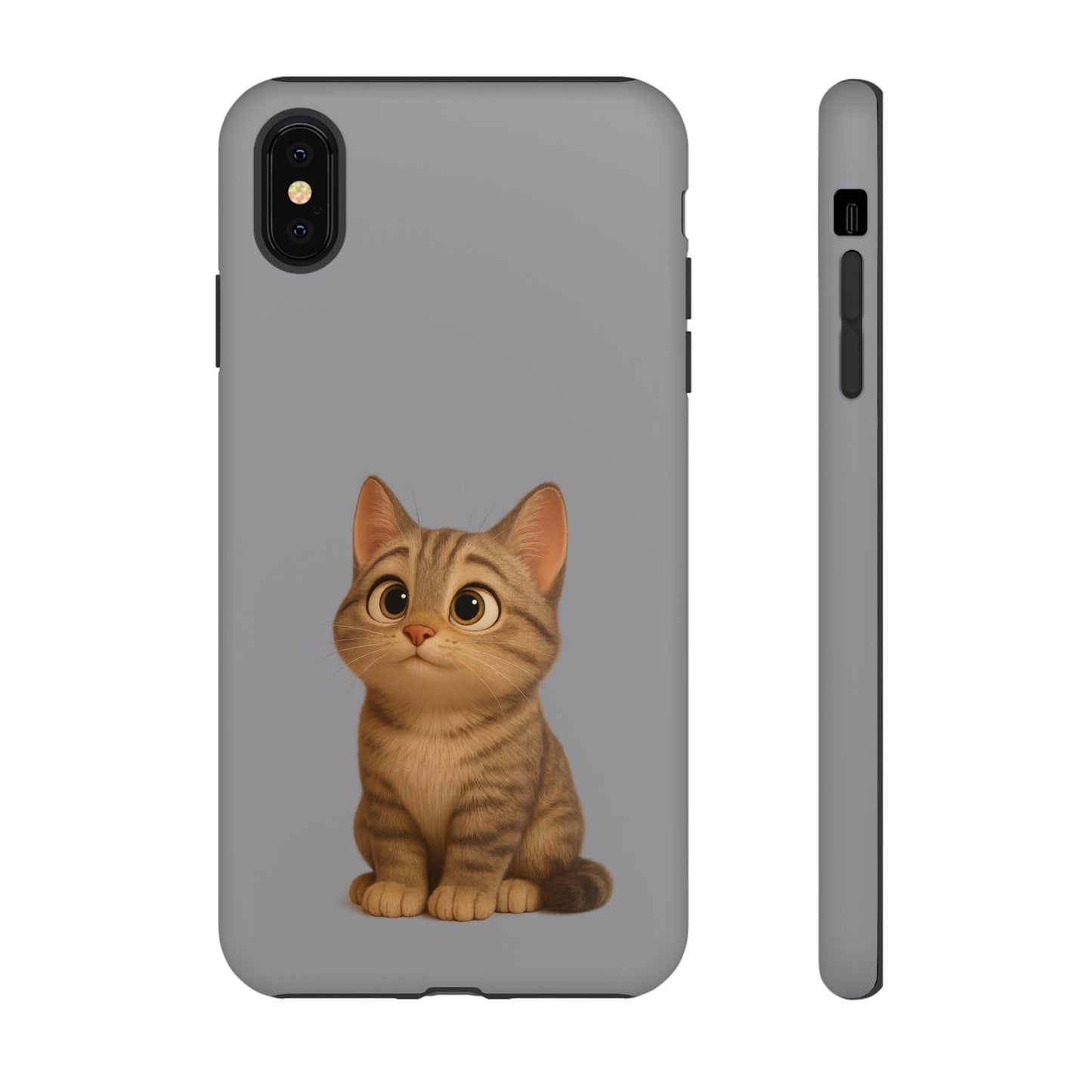 Cute Cat Phone Case, Kawaii Pet Accessory, Gift for Cat Lovers, Animal Phone Cover for Kids, Unique Kitty Design, Birthdays, Holidays