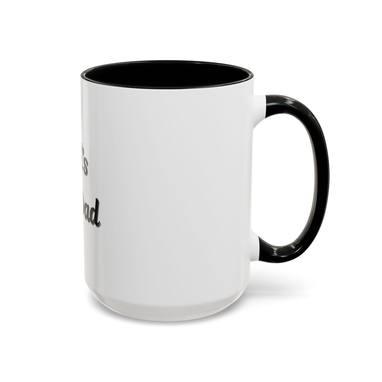 World's Best Dad Accent Coffee Mug - Perfect Gift for Father's Day