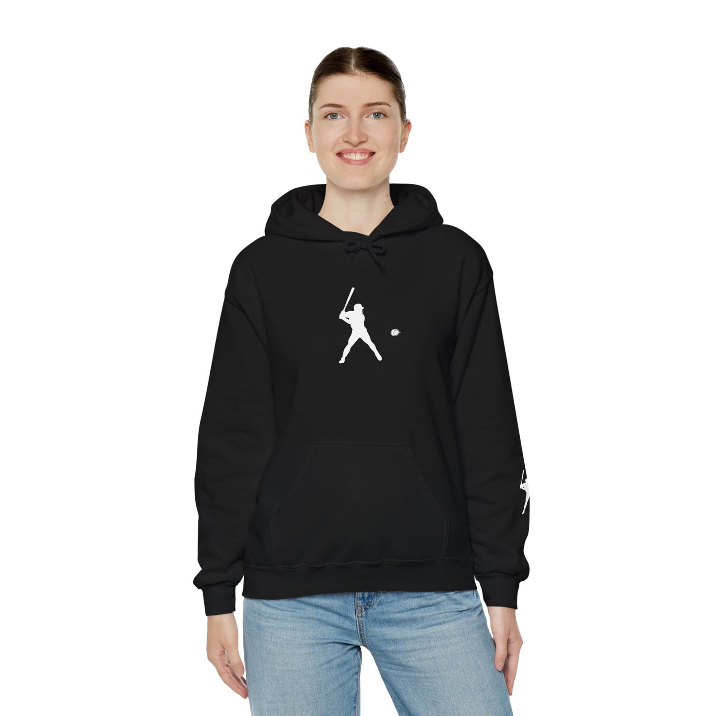 Sporty Unisex Baseball Hooded Sweatshirt, Casual Hoodie for Athletes, Perfect for Gifts, Comfy Streetwear, Ideal for Sports Events, Personal Use