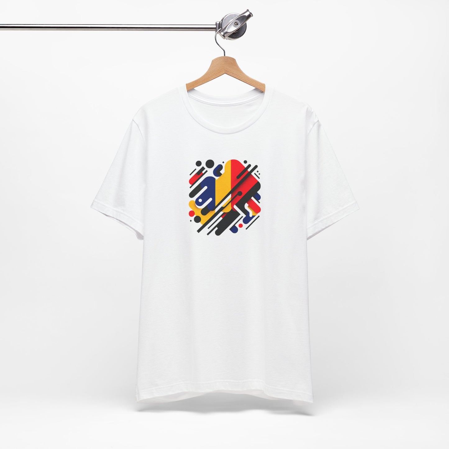 Artistic Heart Unisex Jersey Tee - Vibrant Graphic Tee, Casual Wear, Gift for Art Lovers, Birthday Surprise, Everyday Comfort