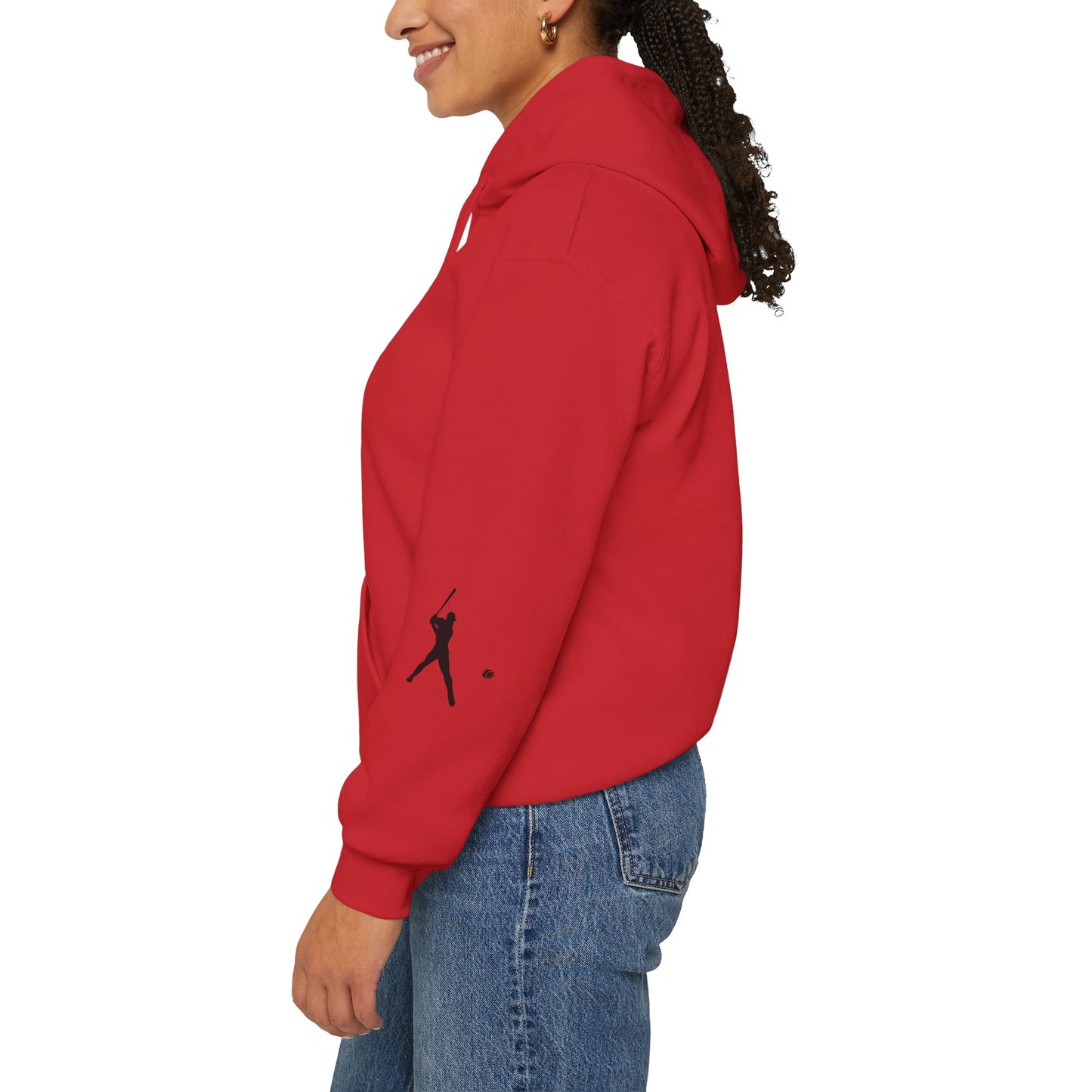 Baseball Themed Unisex Hoodie, Streetwear, Sports Fan Sweatshirt, Gift for Athletes, Casual Wear, Fall Fashion