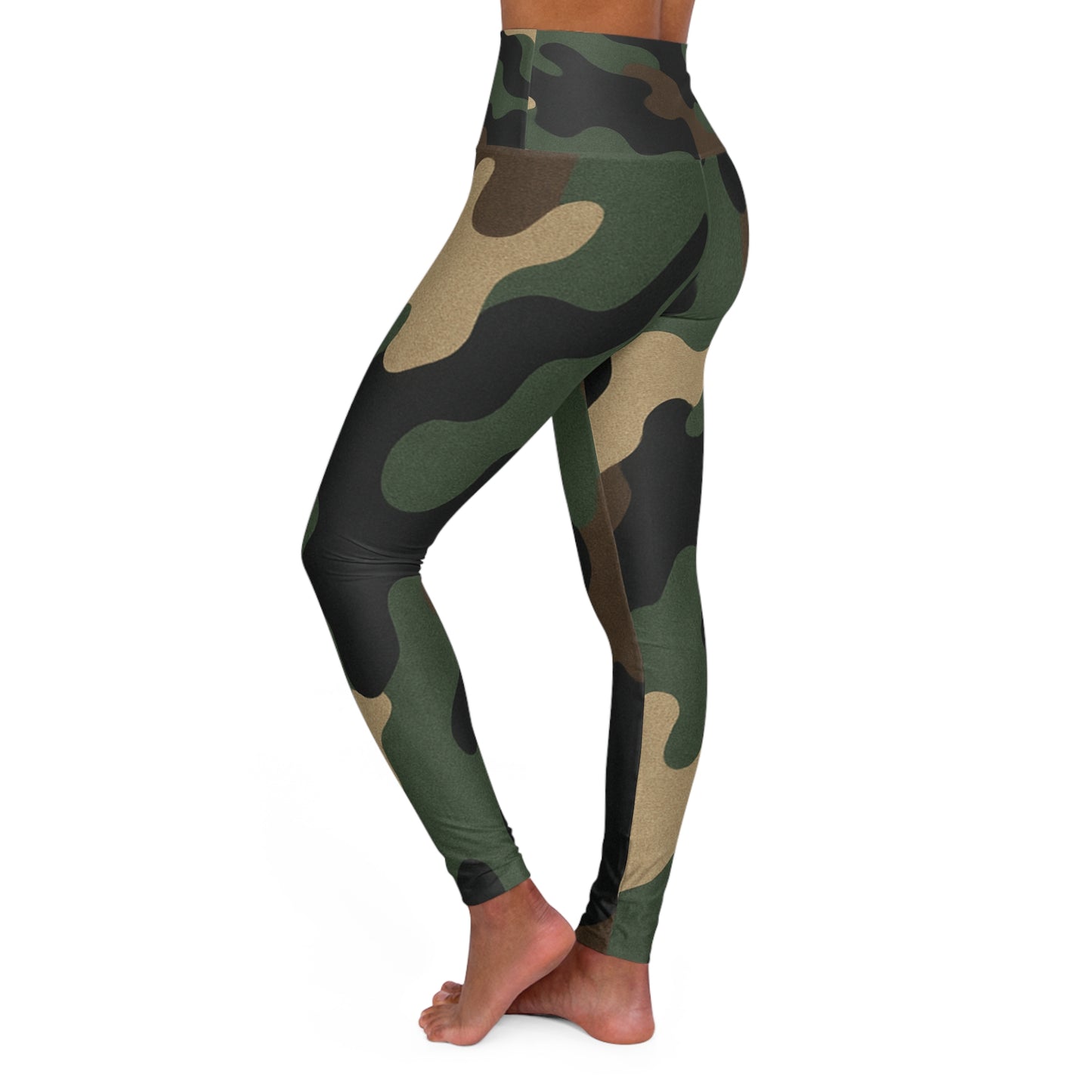 Camo High Waisted Yoga Leggings, Fashionable Activewear, Workout Gear, Fitness Leggings, Everyday Comfort Leggings - product image