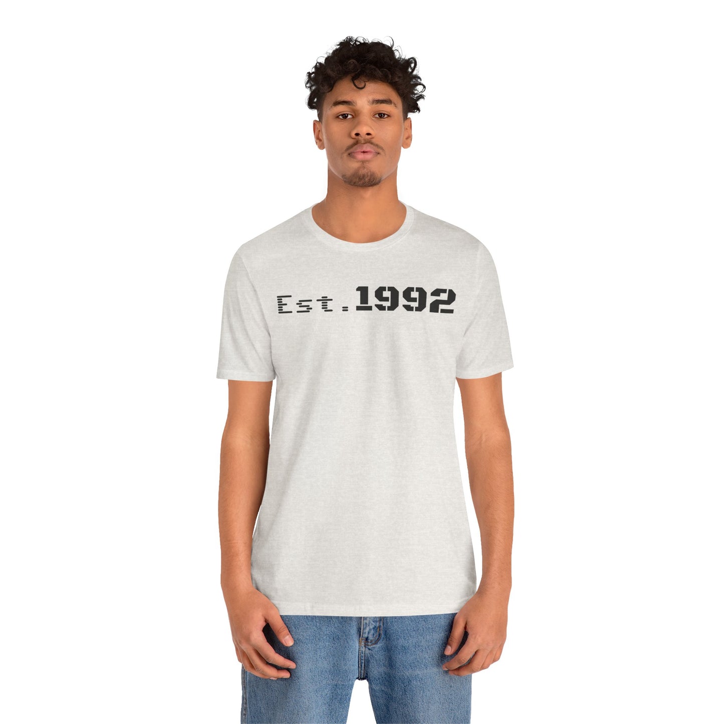 Est. 1992 Unisex Jersey Tee - Retro Birthday Gift, Casual Wear, Cool Vintage T-Shirt, Gift for Him, Gift for Her