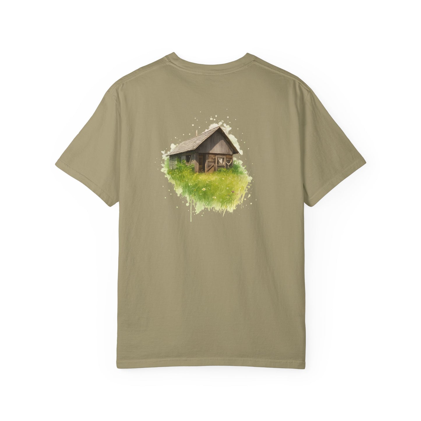 Nature-Inspired Unisex Garment-Dyed T-Shirt, Eco-Friendly Tee, Summer Casual Wear, Gift for Nature Lovers, Relaxed Fit T-Shirt