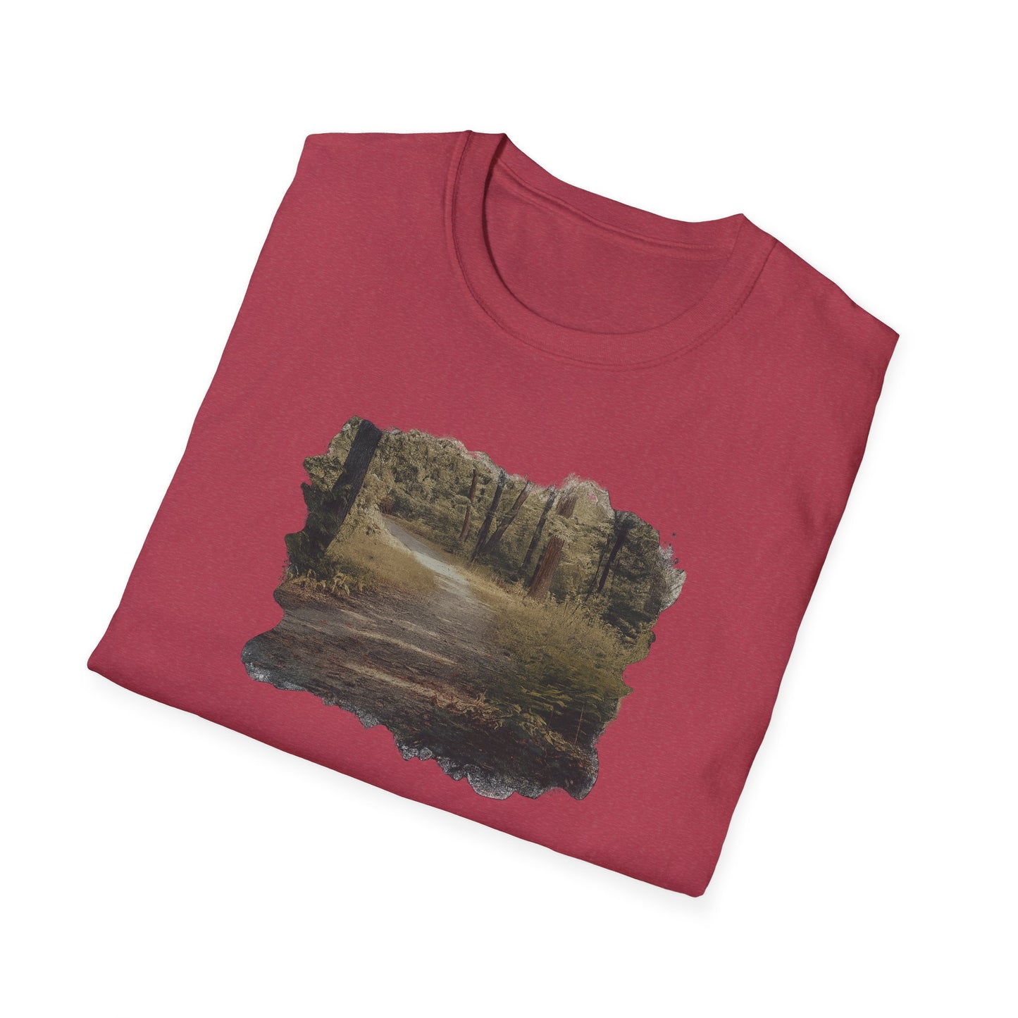 Nature-Inspired Unisex Softstyle T-Shirt | Casual Wear, Outdoor Activities, Gift for Nature Lovers, Relaxed Fit T-Shirt, Eco-Friendly Style