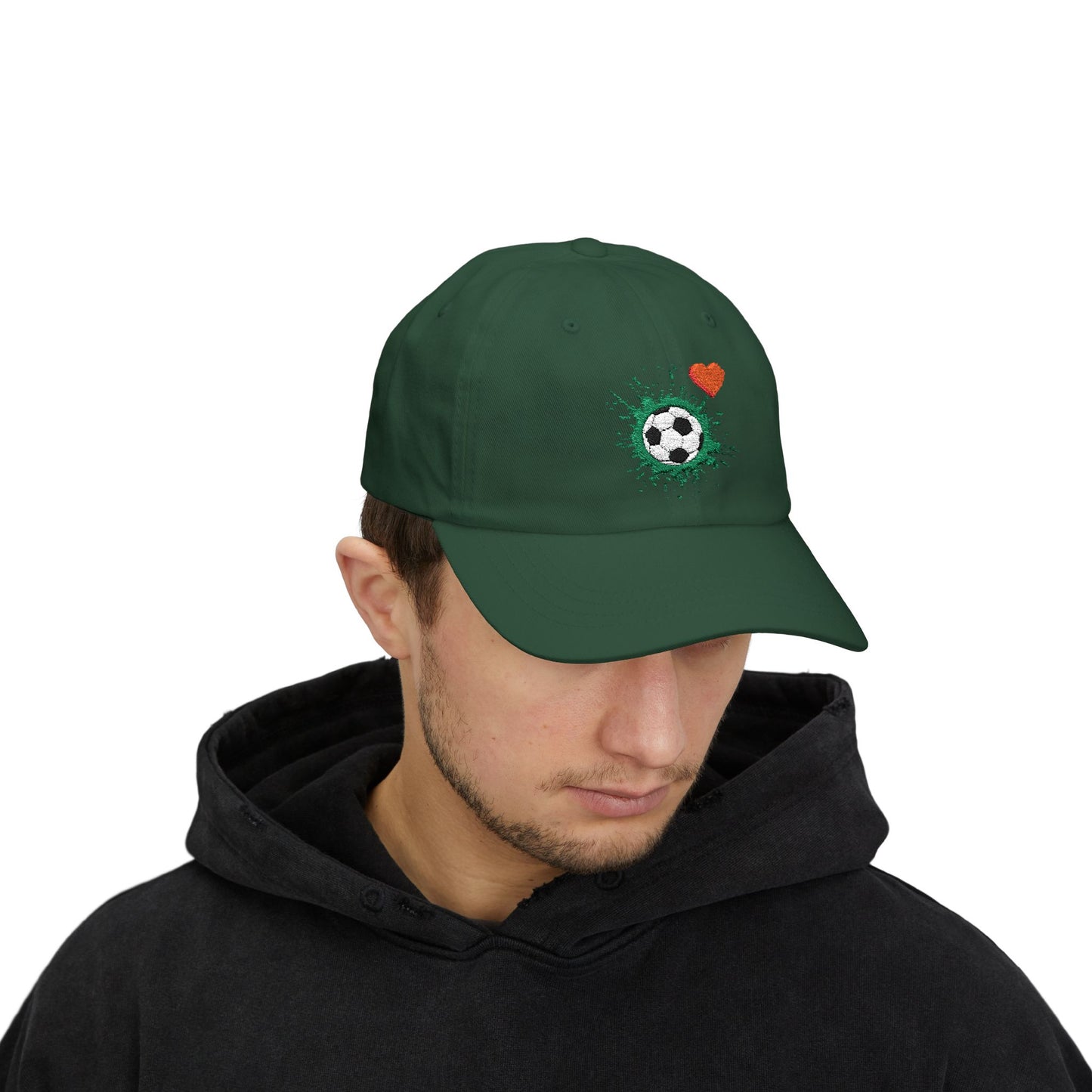 Soccer Love Dad Cap | Perfect Gift for Sports Lovers, Father's Day, Outdoor Events, Casual Wear, Adjustable Cap
