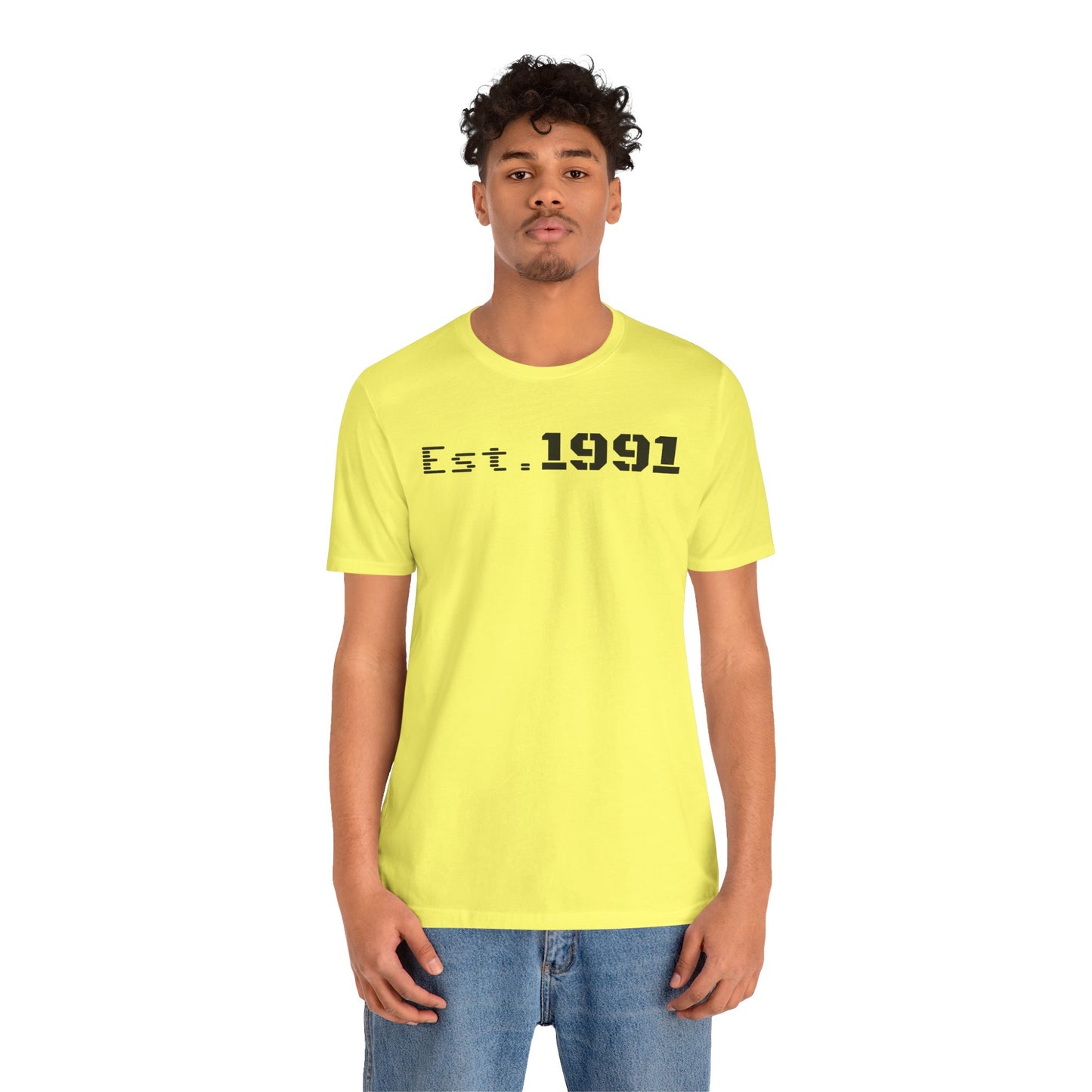 Established 1991 Unisex Jersey Tee | Vintage Anniversary Gift | Casual Wear, Birthday Shirt, Retro Style, Statement Tee, Gift for Him/Her