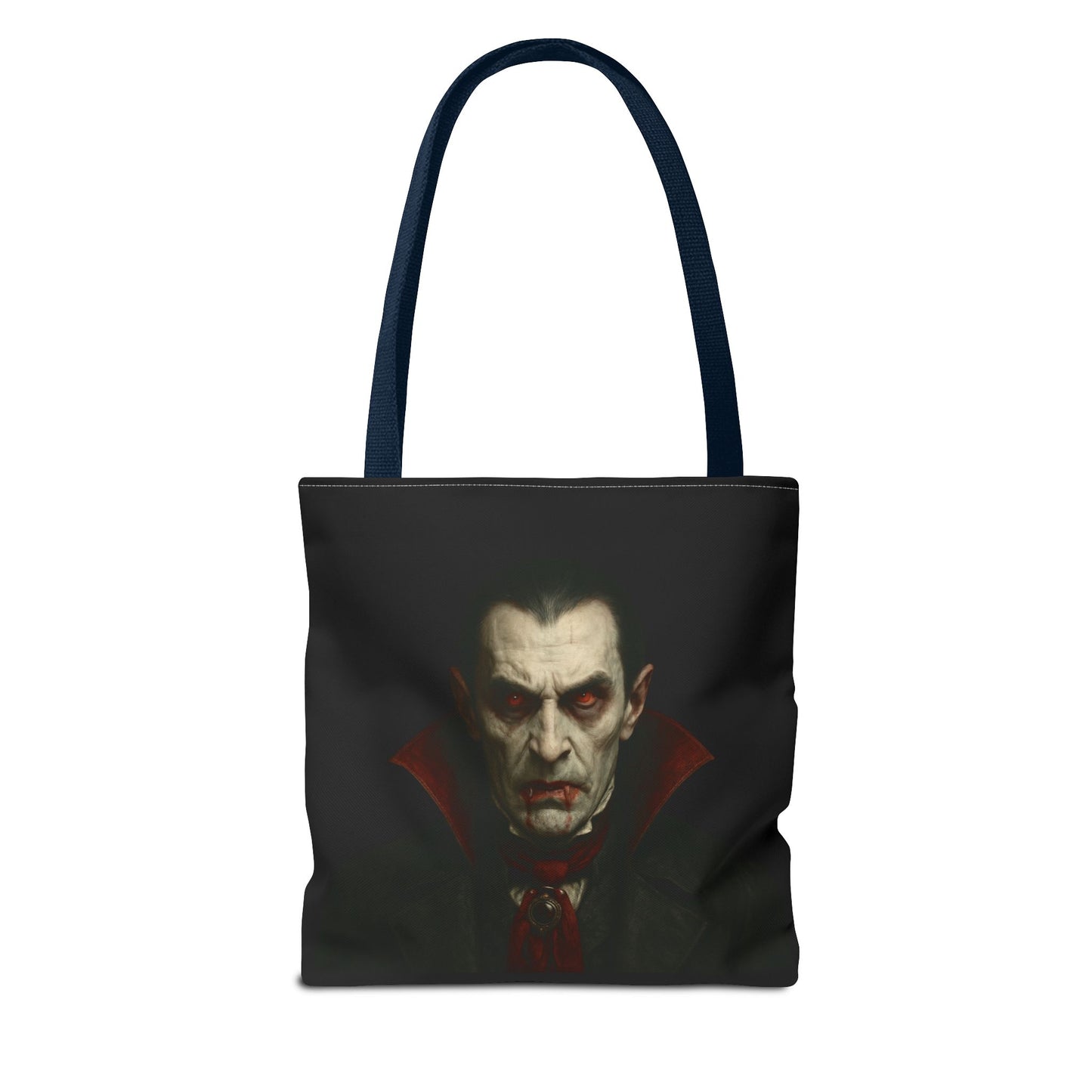 Vampire Haunted Tote Bag, Spooky Shopping Bag, Halloween Accessory, Gothic Style Handbag, Perfect for Halloween Parties, Unisex Tote
