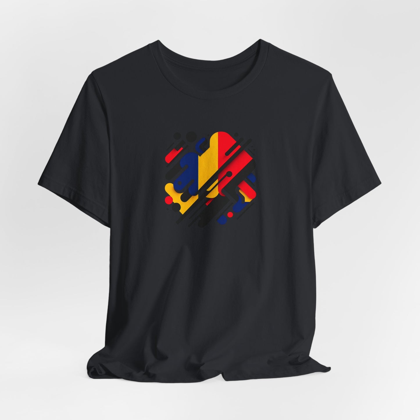 Artistic Heart Unisex Jersey Tee - Vibrant Graphic Tee, Casual Wear, Gift for Art Lovers, Birthday Surprise, Everyday Comfort