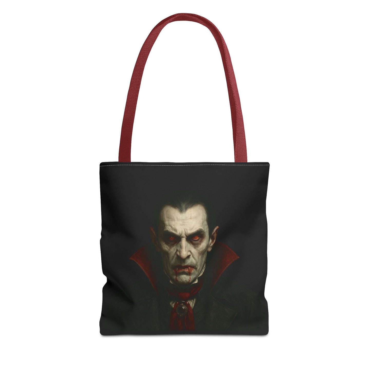 Vampire Haunted Tote Bag, Spooky Shopping Bag, Halloween Accessory, Gothic Style Handbag, Perfect for Halloween Parties, Unisex Tote