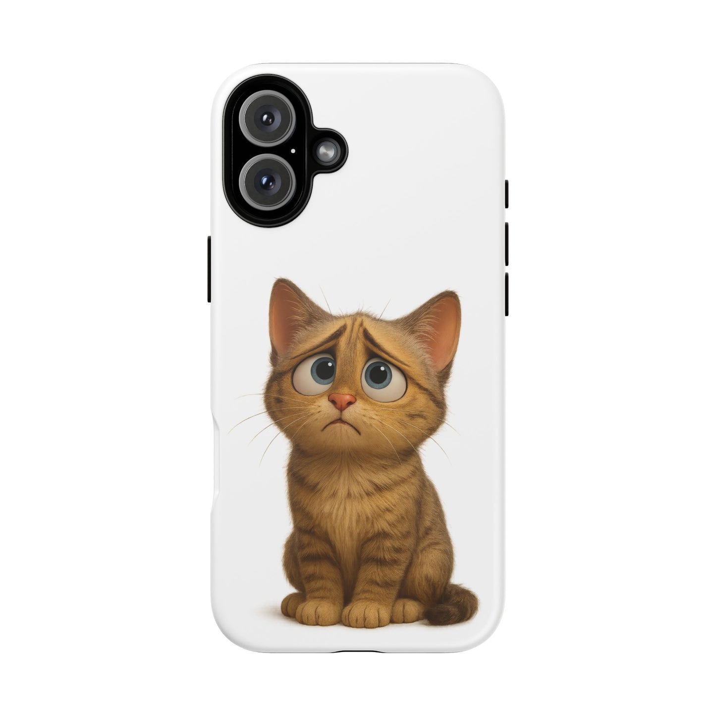 Cute Cat Phone Case, Funny Kitty Case, Animal Lover Gift, Cat Lover Accessory, Unique Cat Design Case, Pet Mom Gift