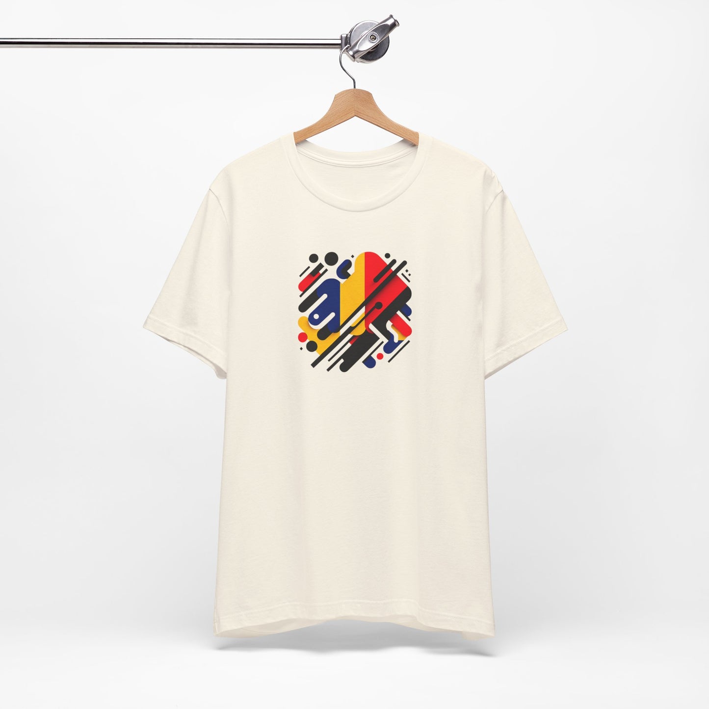 Artistic Heart Unisex Jersey Tee - Vibrant Graphic Tee, Casual Wear, Gift for Art Lovers, Birthday Surprise, Everyday Comfort