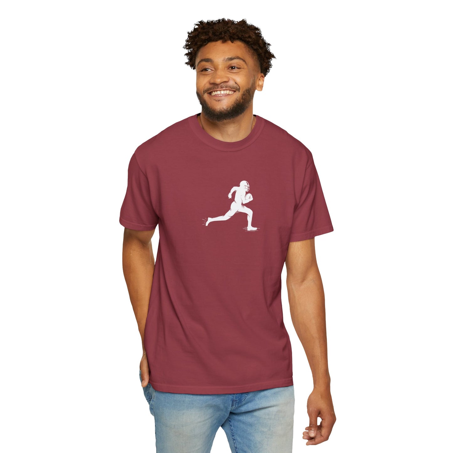 Unisex Football Player T-Shirt | Comfortable Sports Tee, Gift for Runners, Casual Wear, Workout Clothing, Everyday Style