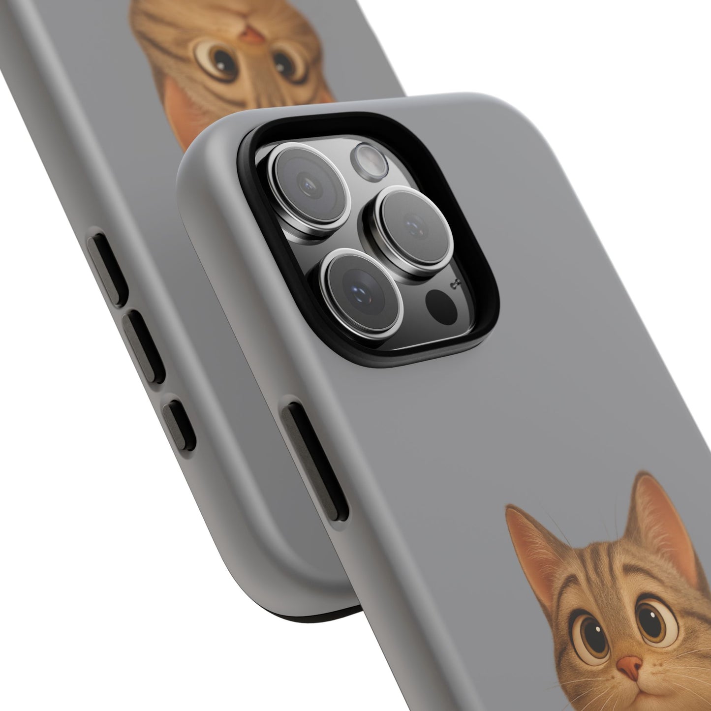 Cute Cat Phone Case, Kawaii Pet Accessory, Gift for Cat Lovers, Animal Phone Cover for Kids, Unique Kitty Design, Birthdays, Holidays