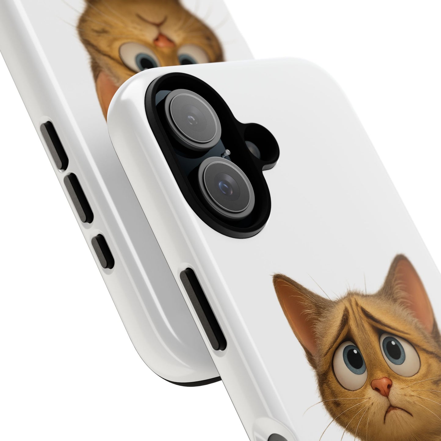 Cute Cat Phone Case, Funny Kitty Case, Animal Lover Gift, Cat Lover Accessory, Unique Cat Design Case, Pet Mom Gift