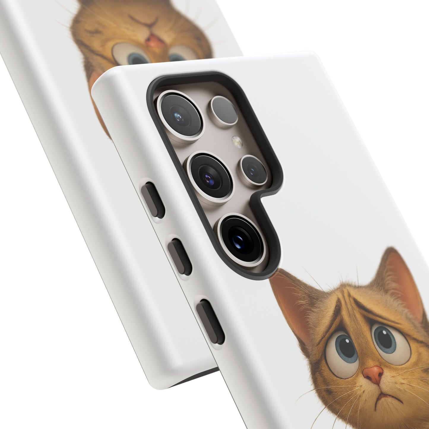 Cute Cat Phone Case, Funny Kitty Case, Animal Lover Gift, Cat Lover Accessory, Unique Cat Design Case, Pet Mom Gift