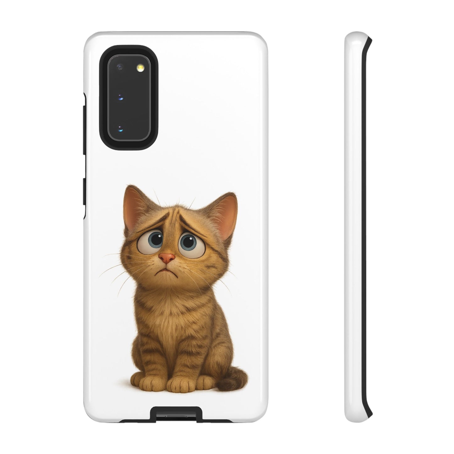 Cute Cat Phone Case, Funny Kitty Case, Animal Lover Gift, Cat Lover Accessory, Unique Cat Design Case, Pet Mom Gift