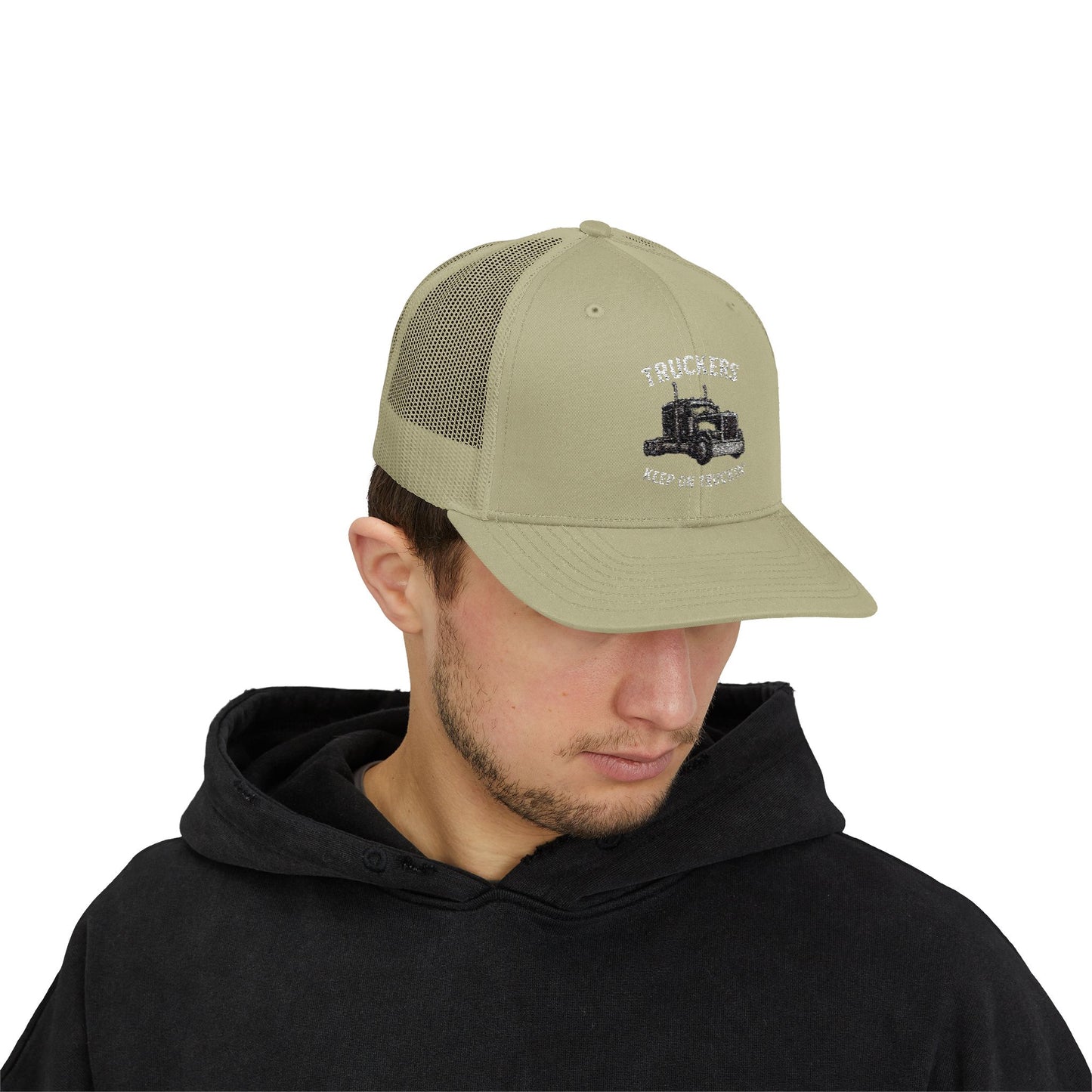 Truck Driver Snapback Cap, Mesh Trucker Hat, Cool Casual Hat, Perfect Gift for Drivers, Trucking Enthusiasts, Outdoor Style