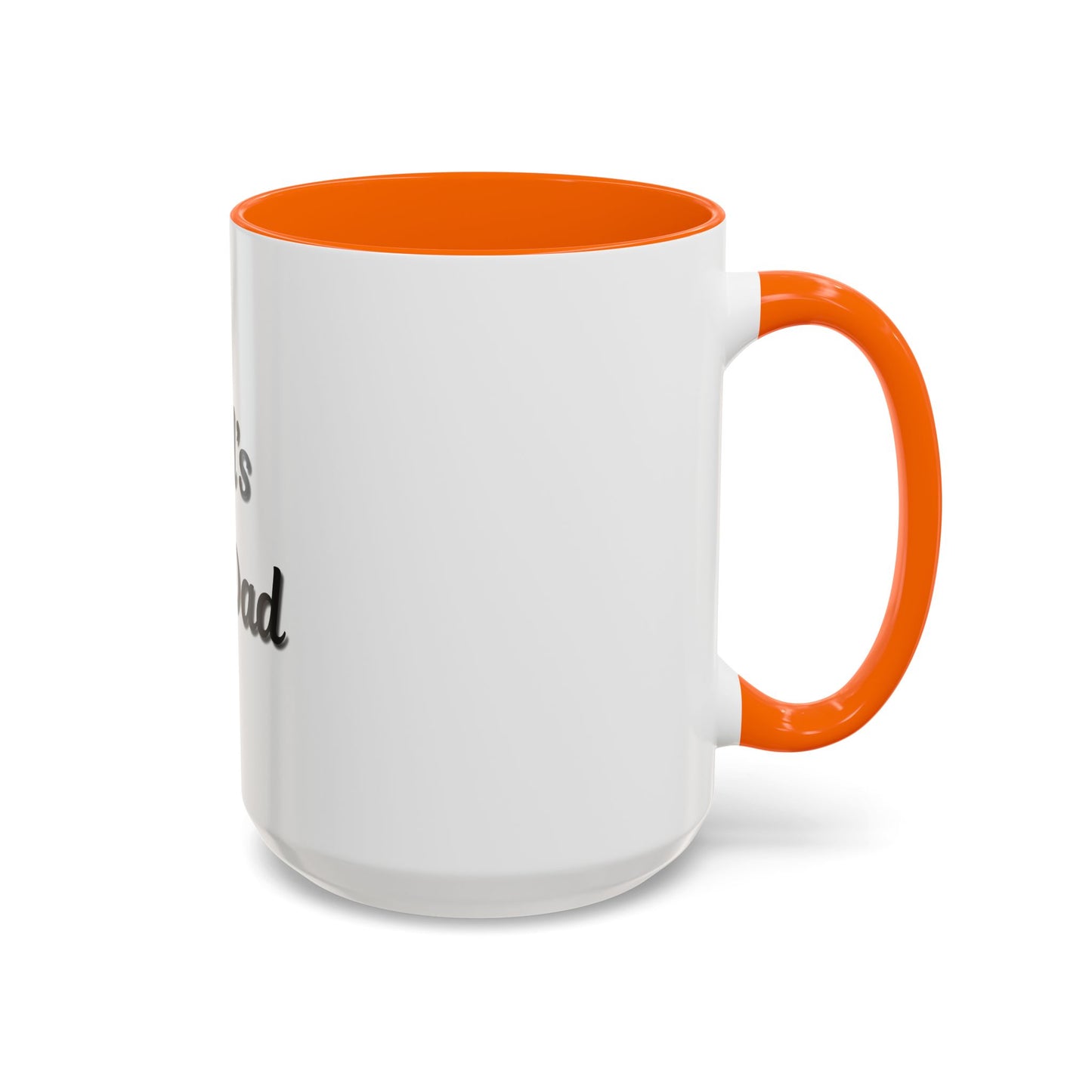 World's Best Dad Accent Coffee Mug - Perfect Gift for Father's Day