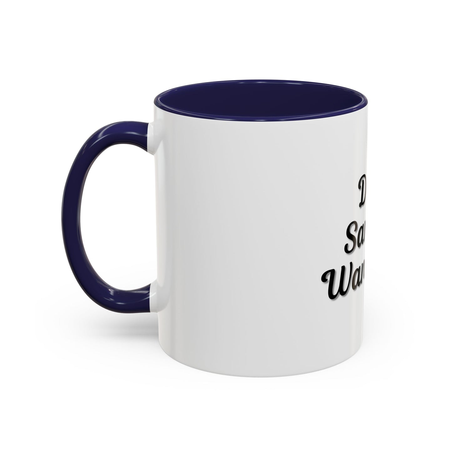 Dear Santa Accent Coffee Mug - Fun Holiday Mug for Christmas Enthusiasts