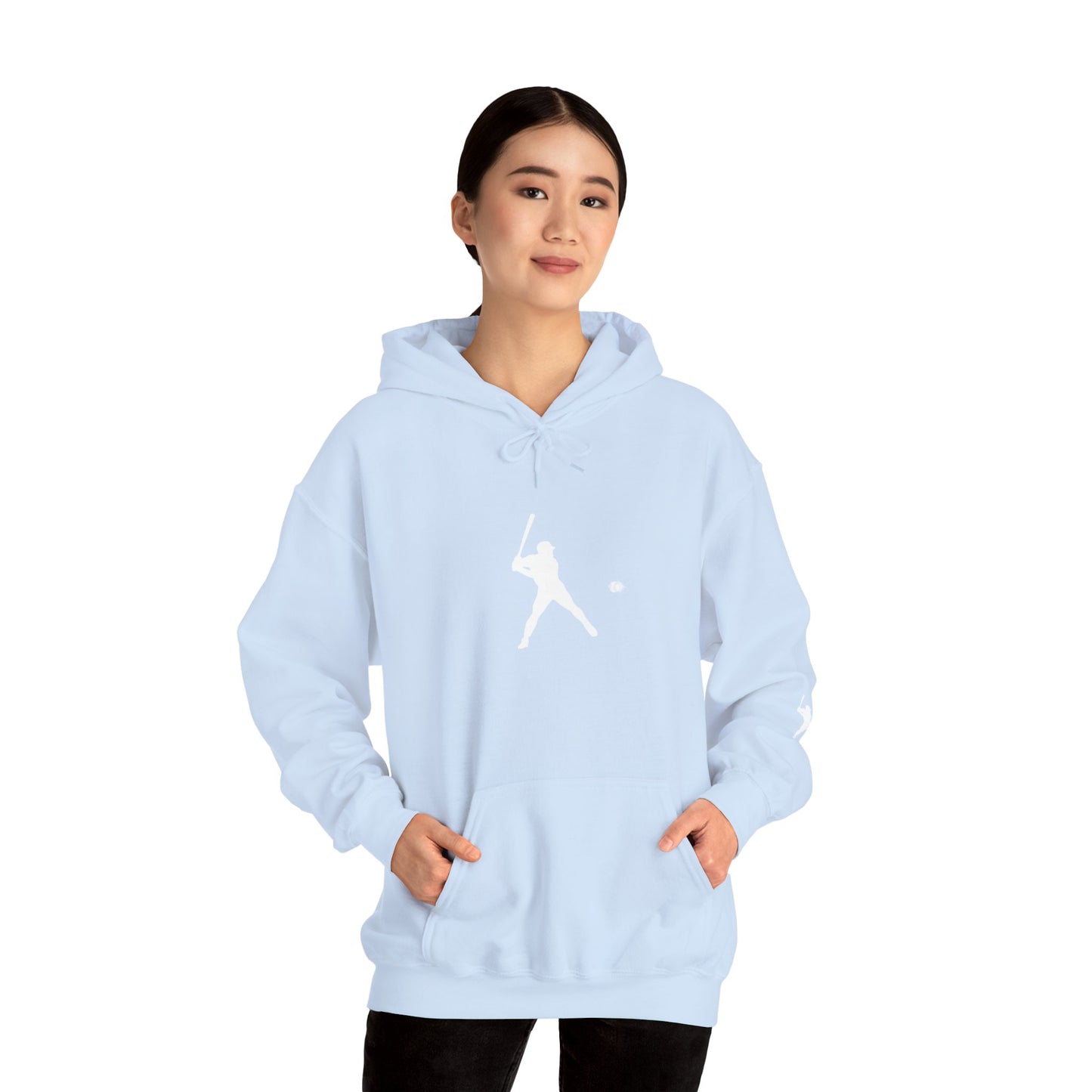 Sporty Unisex Baseball Hooded Sweatshirt, Casual Hoodie for Athletes, Perfect for Gifts, Comfy Streetwear, Ideal for Sports Events, Personal Use