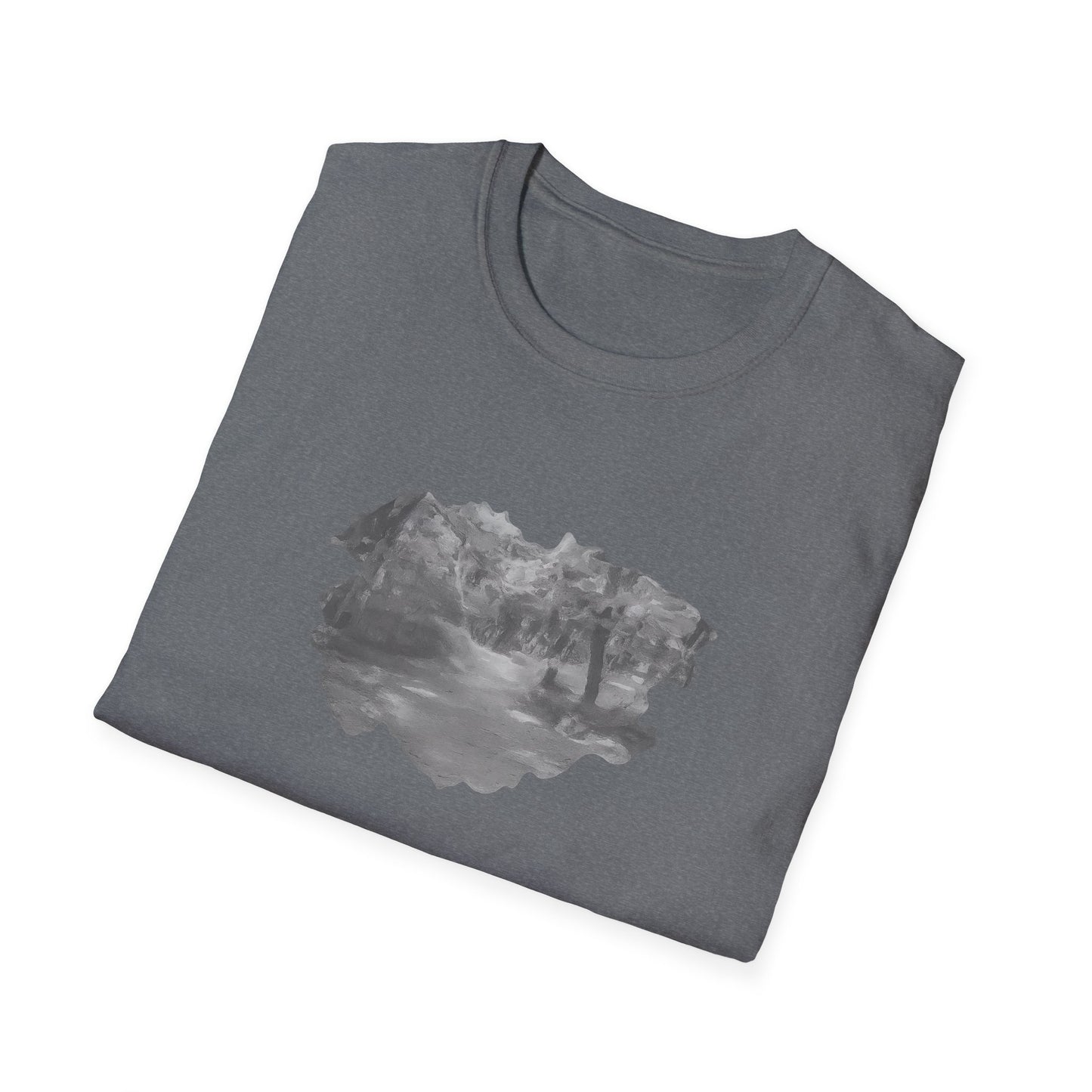 Serene Nature Landscape T-Shirt - Comfortable Unisex Tee, Outdoor Adventures, Nature Lover Gift, Casual Wear, Stylish Spring Top