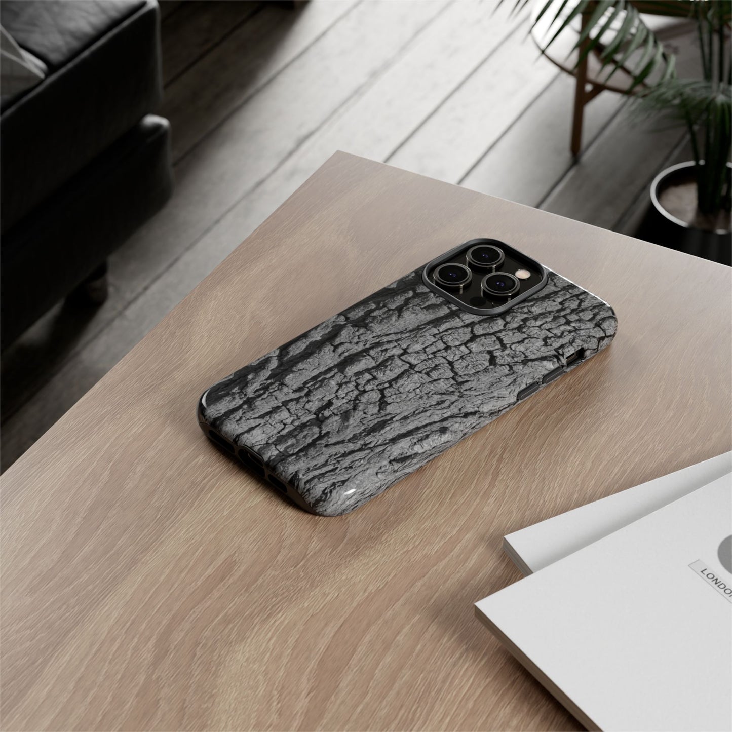 Rustic Bark Phone Case - Tough and Durable Protection