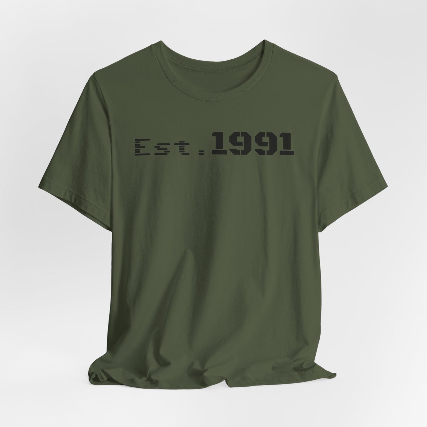 Established 1991 Unisex Jersey Tee | Vintage Anniversary Gift | Casual Wear, Birthday Shirt, Retro Style, Statement Tee, Gift for Him/Her