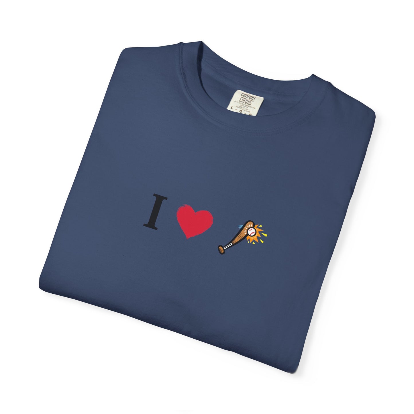 I Love Baseball Unisex Tee, Gift for Couples, Cute Matching T-Shirts, Casual Everyday Wear, Anniversary Present, Love Shirt