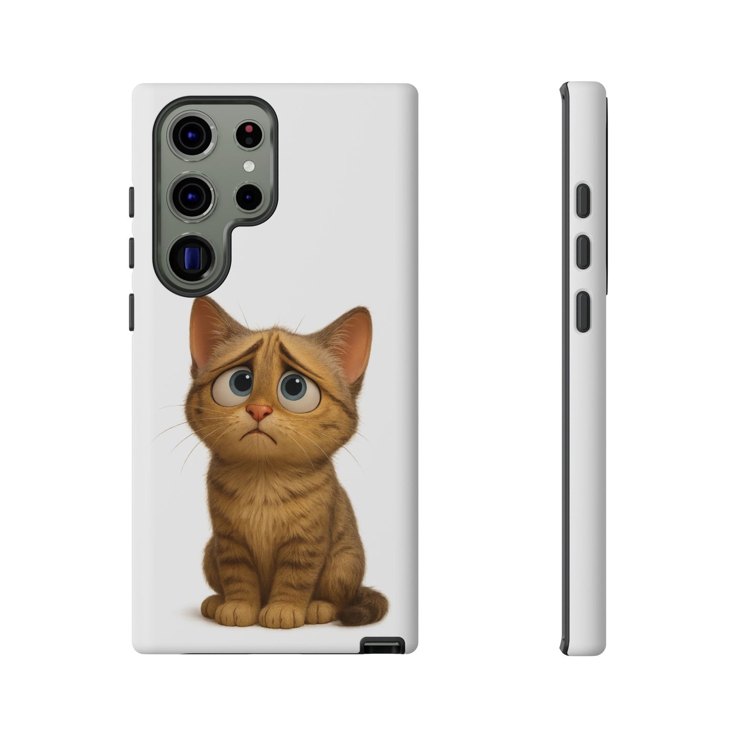 Cute Cat Phone Case, Funny Kitty Case, Animal Lover Gift, Cat Lover Accessory, Unique Cat Design Case, Pet Mom Gift