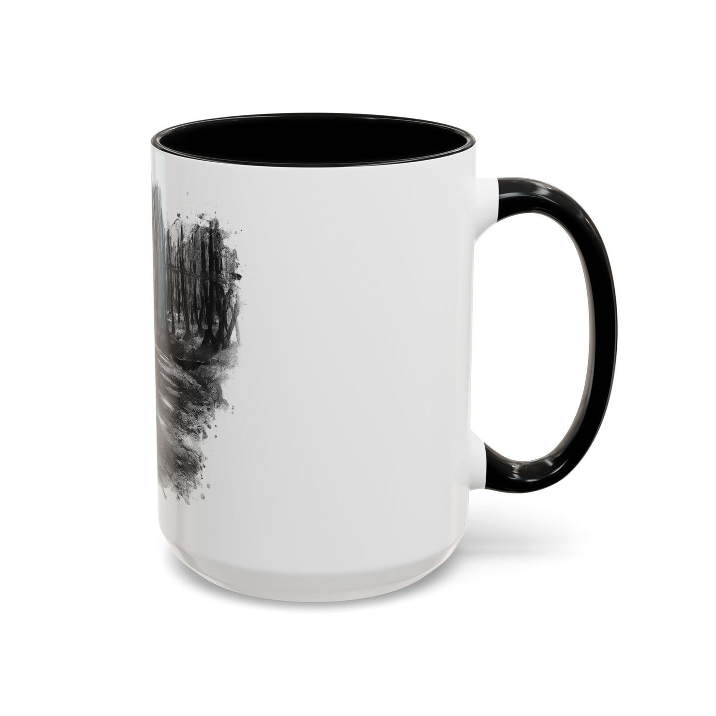 Moody Abstract Forest Coffee Mug | Unique Gift for Nature Lovers, Cozy Home Decor, Perfect for Coffee, Tea, and Hot Chocolate