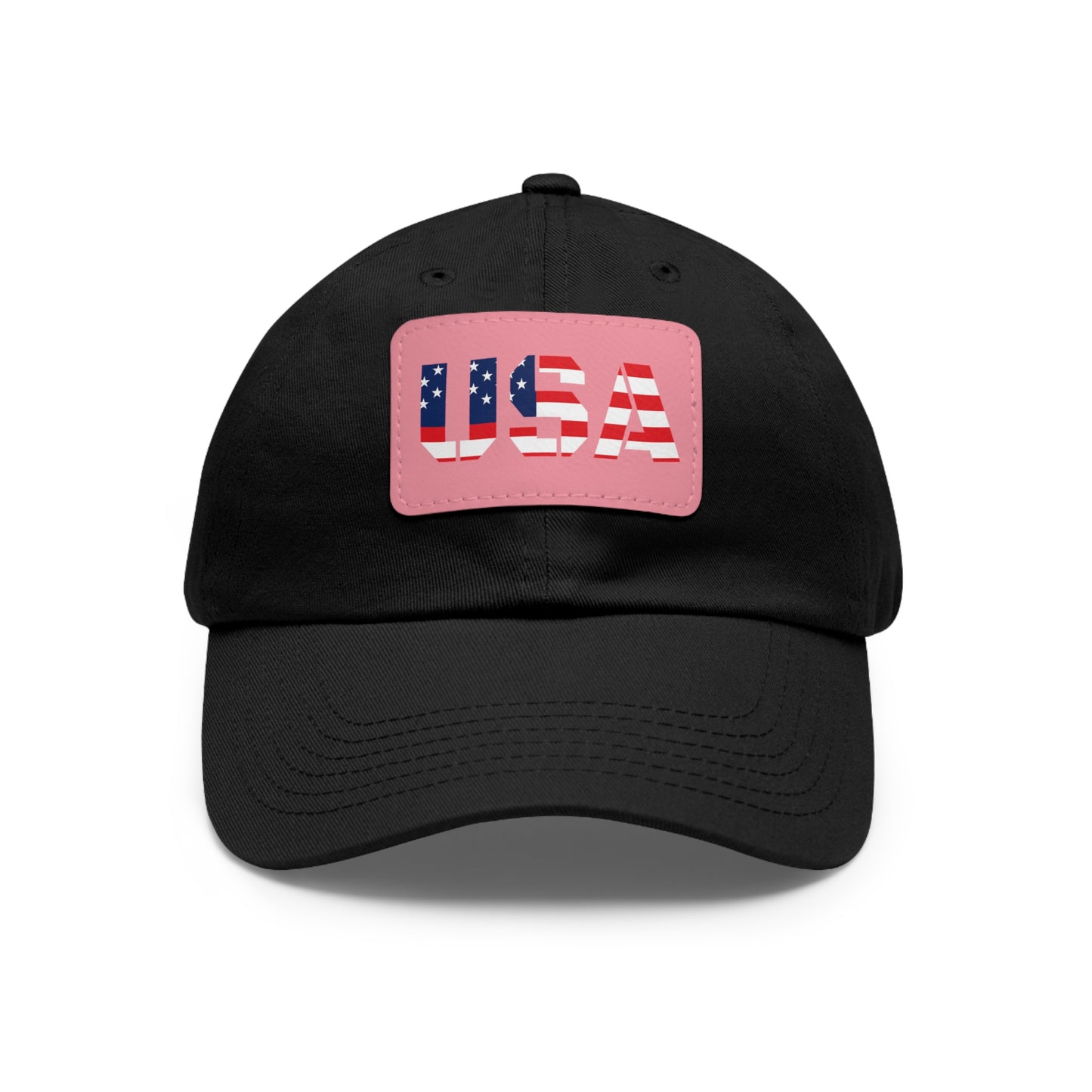 Dad Hat with USA Leather Patch