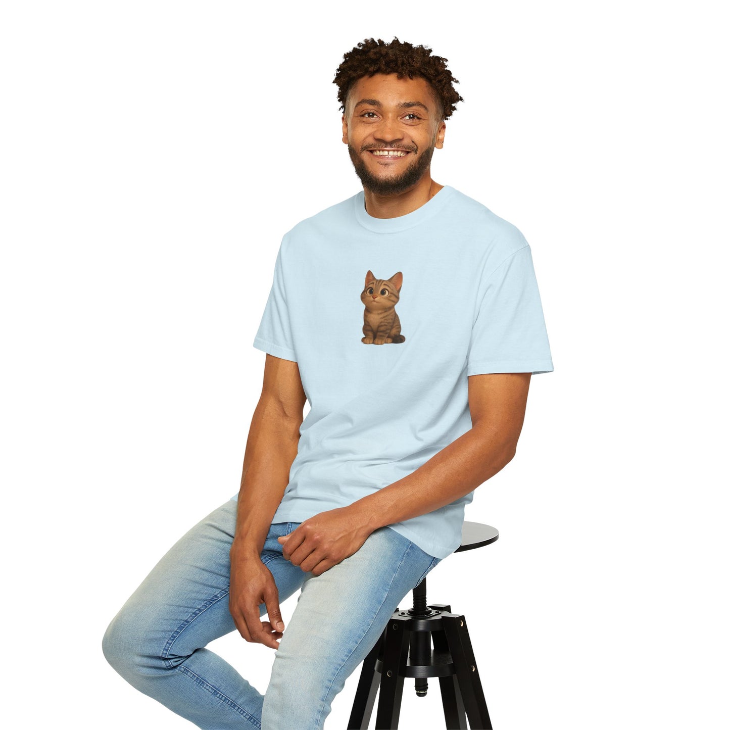 Cute Cat Graphic T-Shirt, Casual Wear, Cat Lover Gift, Everyday Tee, Animal Lover Apparel, Perfect for Birthdays & Holidays